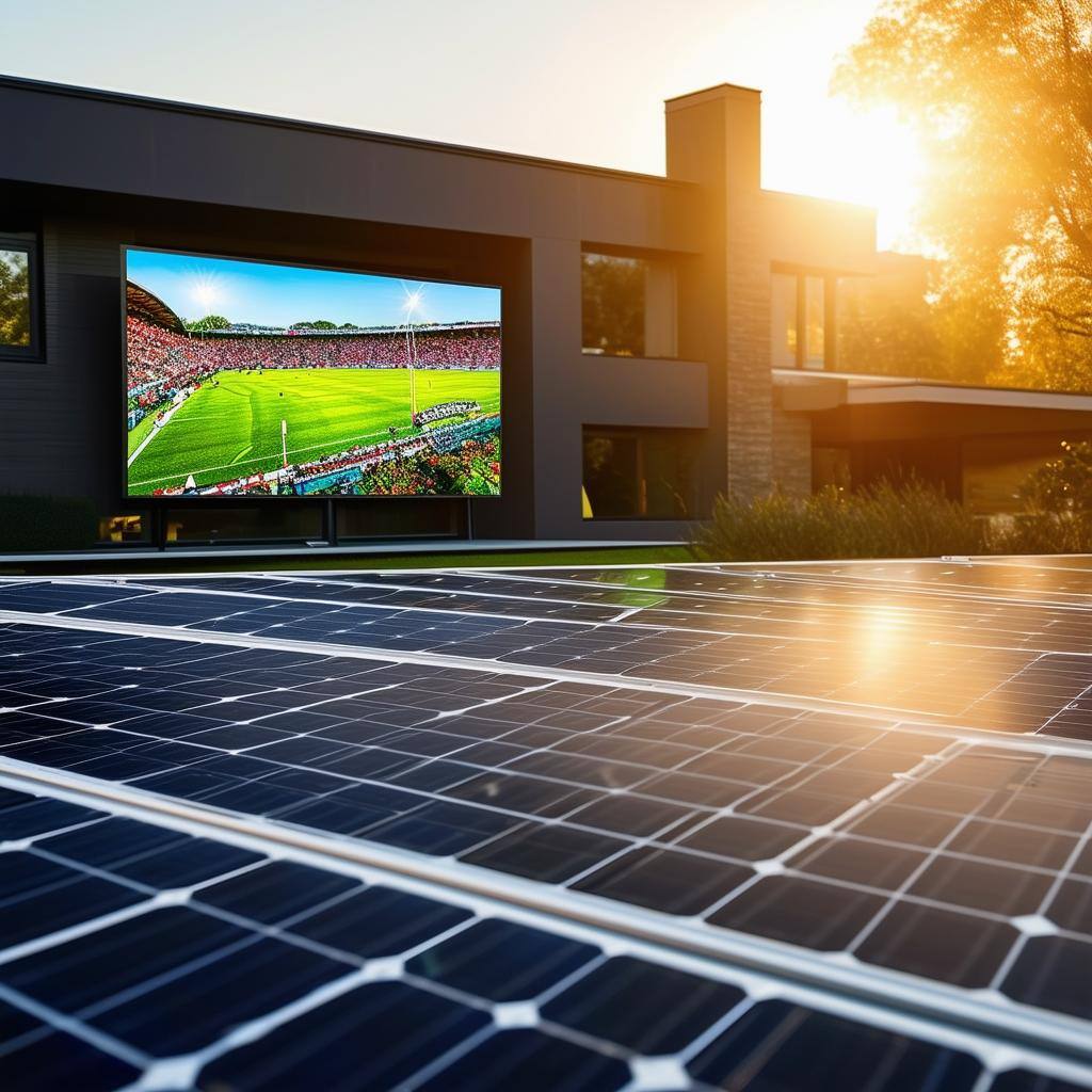 Want to Watch the Big Game Without Power Cuts? Solar Energy is the Best